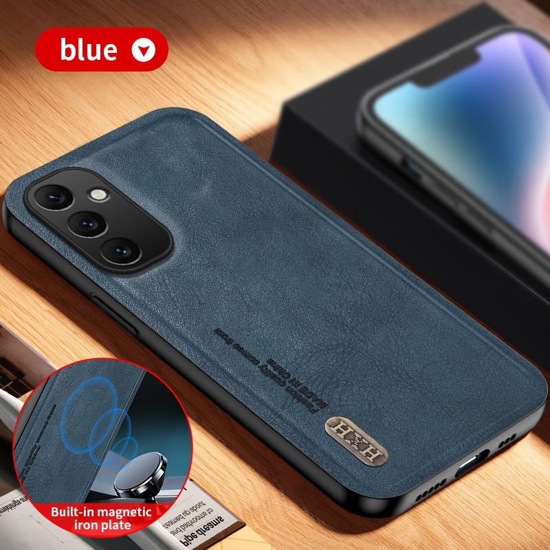 Luxury Business Phone Case for Samsung Galaxy A56 A36 A26 A16 A06 A55 A35 A25 A15 A05s A05 A54 A34 A24 A14 Magnetic Retro Leather All-inclusive Back Cover