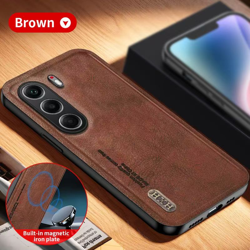 Luxury Business Phone Case for Tecno Camon 40 Pro 40 Premier Spark 30C 30 Pro Magnetic Retro Leather All-inclusive Back Cover