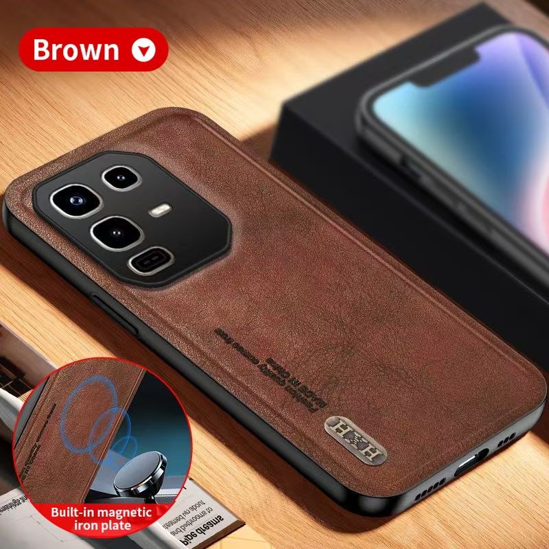 Luxury Business Phone Case for Infinix Note 50 Pro 50S 50X 50 Pro+ 40 Pro 40 Pro+ Plus Magnetic Retro Leather All-inclusive Back Cover