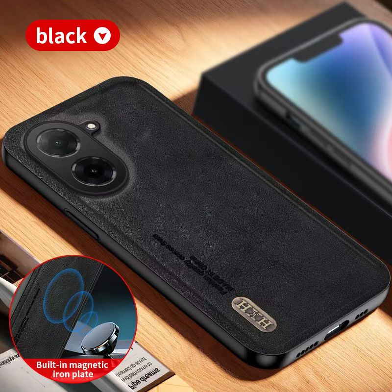 Luxury Business Phone Case for Xiaomi Redmi A5 14C A4 A3 A3X 14R 13R 13C 12R 12C 12 Magnetic Retro Leather All-inclusive Back Cover