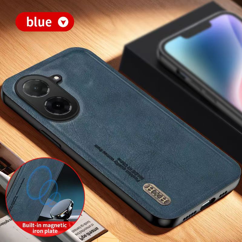 Luxury Business Phone Case for Xiaomi Redmi A5 14C A4 A3 A3X 14R 13R 13C 12R 12C 12 Magnetic Retro Leather All-inclusive Back Cover