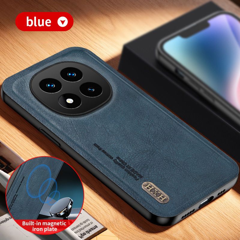 Luxury Business Phone Case for Xiaomi Redmi Note 14 Pro Plus 13 Pro+ Plus 12 Pro+ Plus 13R Pro 12 Turbo 12R Magnetic Retro Leather All-inclusive Back Cover