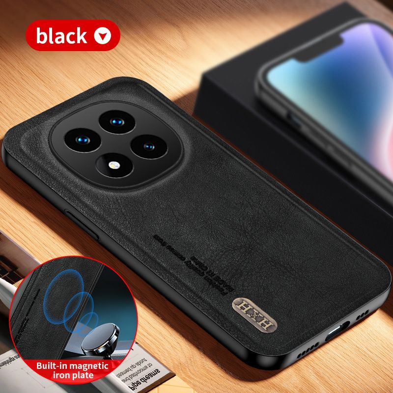 Luxury Business Phone Case for Xiaomi Redmi Note 14 Pro Plus 13 Pro+ Plus 12 Pro+ Plus 13R Pro 12 Turbo 12R Magnetic Retro Leather All-inclusive Back Cover