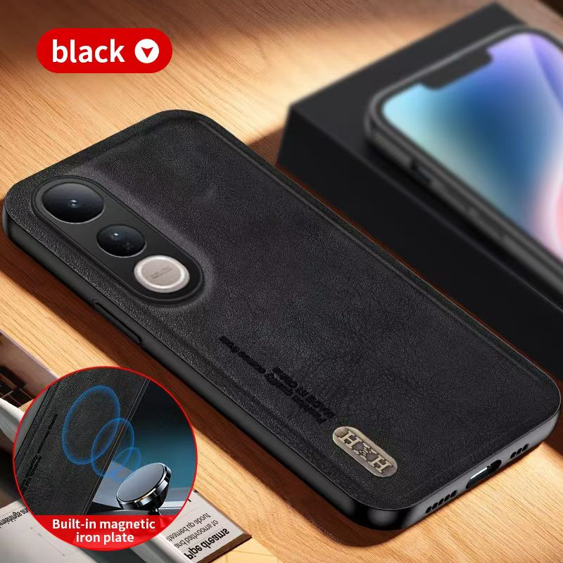 Luxury Business Phone Case for Vivo V50 V50 Lite V40 Pro V40 Lite V30 Pro V30 Lite V29 Pro V29e V27 Pro V27e Magnetic Retro Leather All-inclusive Back Cover