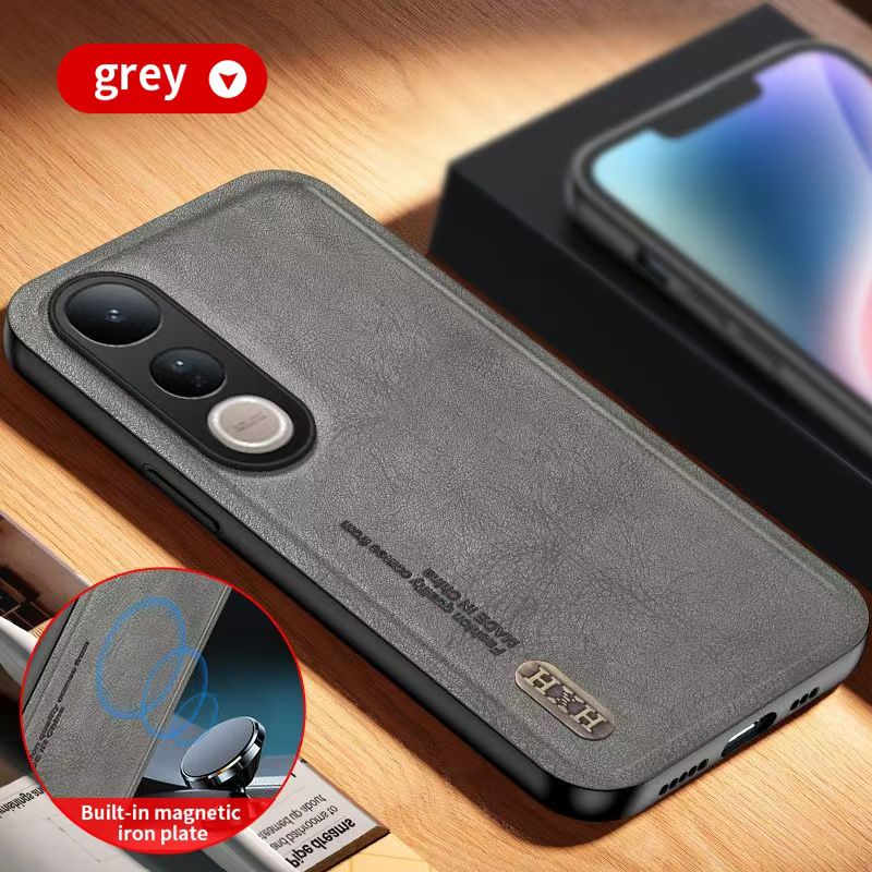 Luxury Business Phone Case for Vivo V50 V50 Lite V40 Pro V40 Lite V30 Pro V30 Lite V29 Pro V29e V27 Pro V27e Magnetic Retro Leather All-inclusive Back Cover