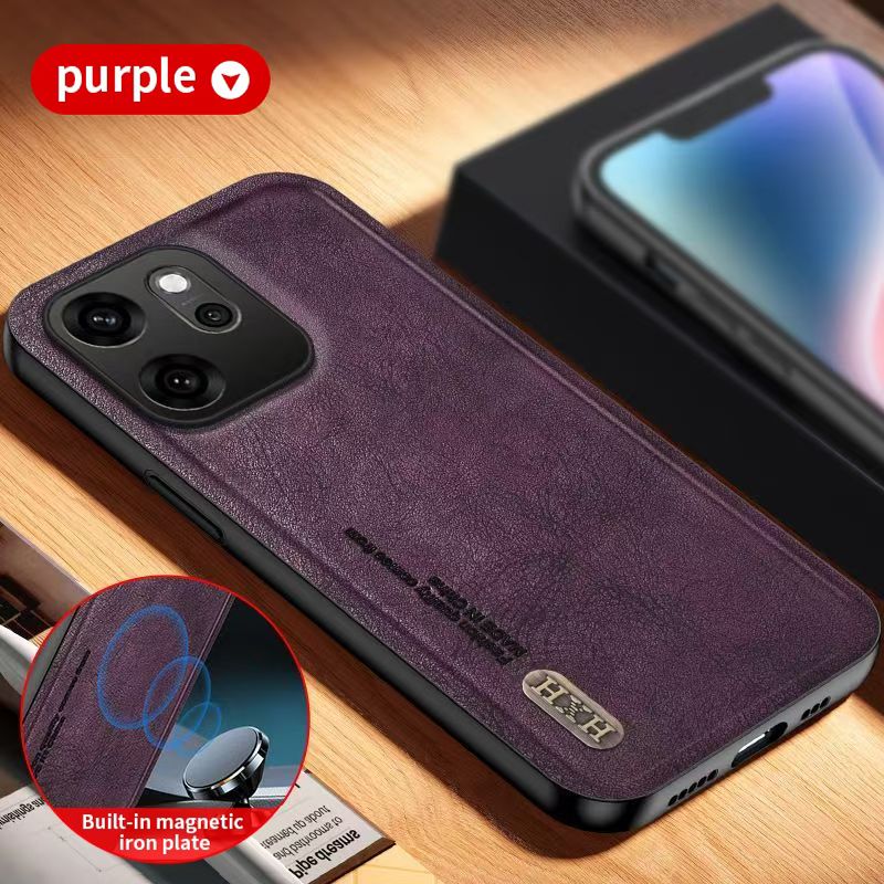 Luxury Business Phone Case for OPPO Reno 14F 14 Pro 13F 13 Pro 12F 12 Pro 11F 11 Pro 10 Pro 10 Pro+ Plus 9 Pro 8T Magnetic Retro Leather All-inclusive Back Cover