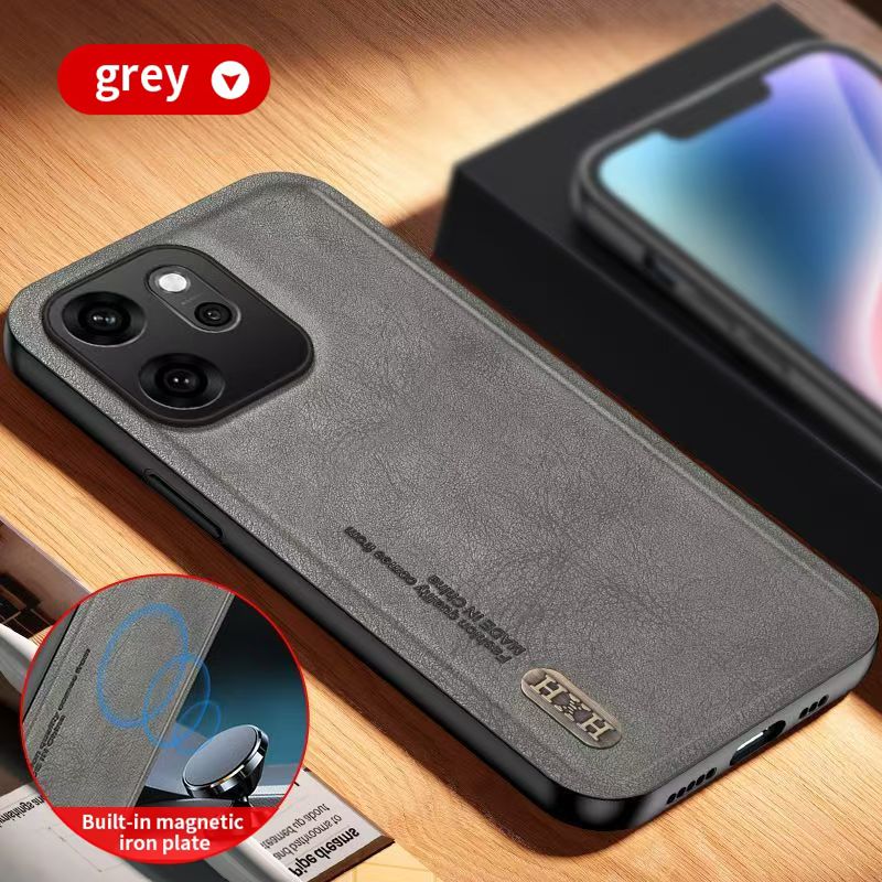 Luxury Business Phone Case for OPPO Reno 14F 14 Pro 13F 13 Pro 12F 12 Pro 11F 11 Pro 10 Pro 10 Pro+ Plus 9 Pro 8T Magnetic Retro Leather All-inclusive Back Cover