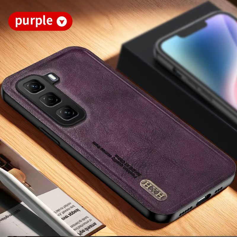 Luxury Business Phone Case for Infinix Hot 60i 60 Pro 60 Pro+ Plus 50 Pro+ Plus 50i Magnetic Retro Leather All-inclusive Back Cover