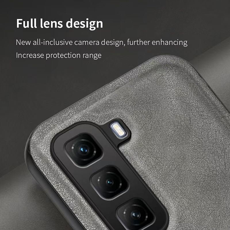 Luxury Business Phone Case for Infinix Hot 60i 60 Pro 60 Pro+ Plus 50 Pro+ Plus 50i Magnetic Retro Leather All-inclusive Back Cover