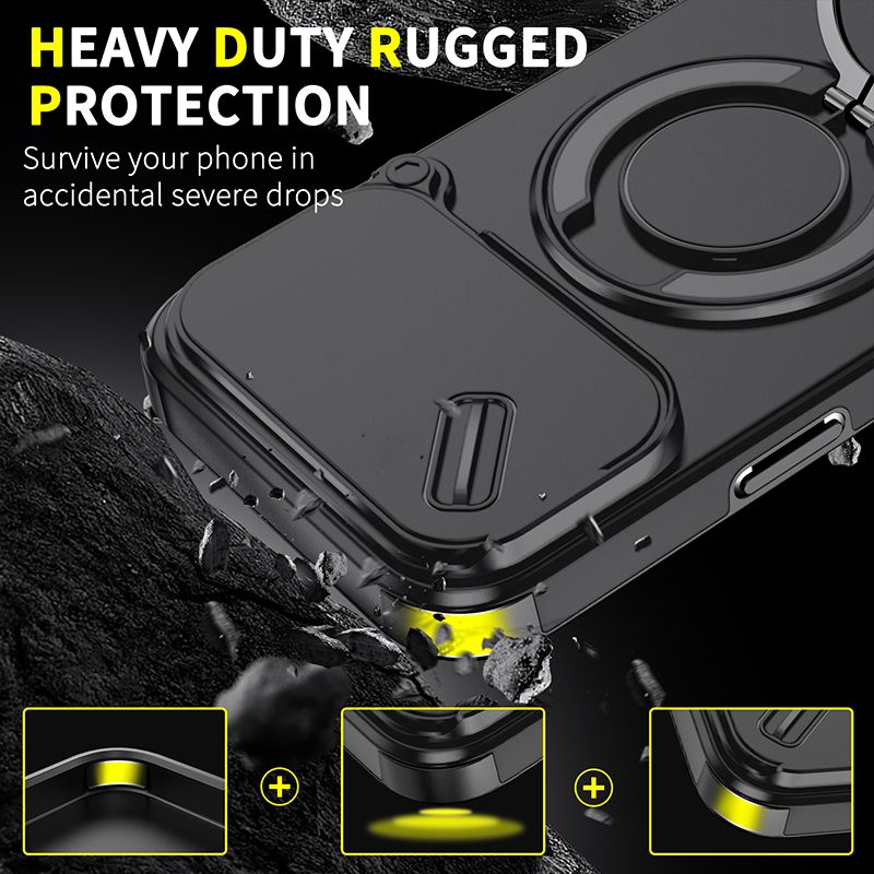 With Slide Camera Lens Protective Cover Case for Infinix Note 40 Pro+ 40 Pro 50 Pro+ Plus Magnetic Kickstand Luxury Phone Case