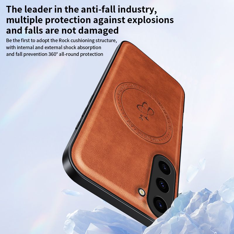 Leather Magnetic Phone Case for Tecno Spark 40 Pro 40 Pro+ Plus Camon 40 Pro 40 Leather Shock-absorbing Back Cover