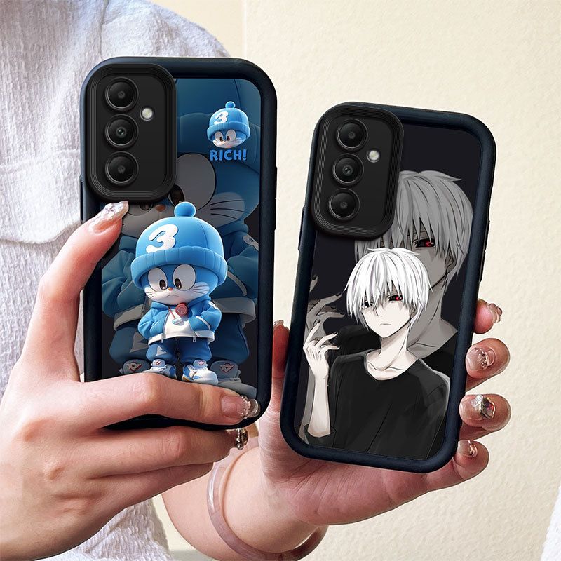 Cute Fashion Silicone Phone Case for Samsung Galaxy A17 A56 A36 A26 A16 A06 A55 A35 A25 A15 A05s A05 A54 A34 A24 A14 A04 Anti Drop TPU Soft Back Cover Shockproof Full Protection Case