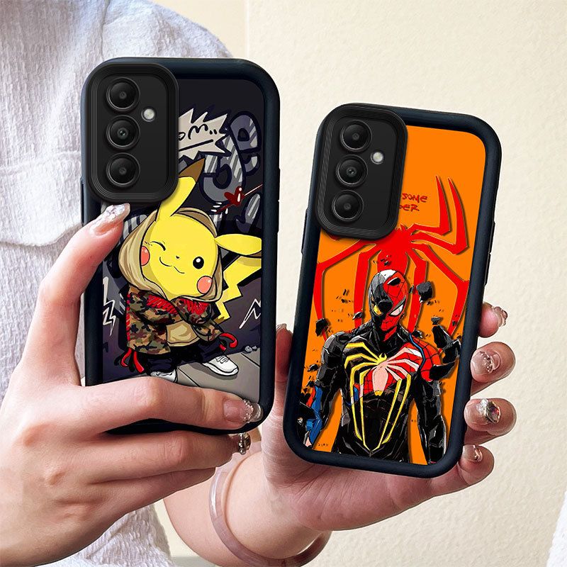 Cute Fashion Silicone Phone Case for Samsung Galaxy A17 A56 A36 A26 A16 A06 A55 A35 A25 A15 A05s A05 A54 A34 A24 A14 A04 Anti Drop TPU Soft Back Cover Shockproof Full Protection Case