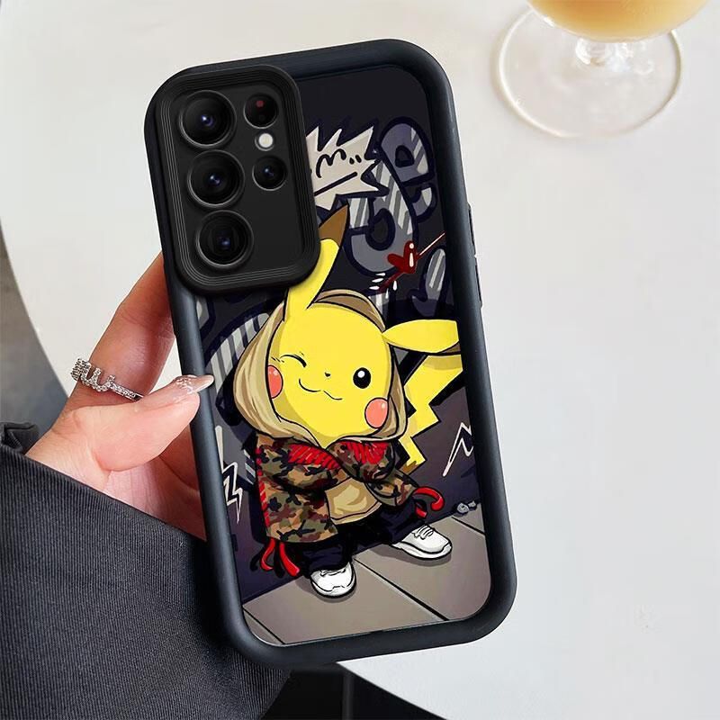 Cute Fashion Silicone Phone Case for Samsung Galaxy S25 Edge S25 Ultra S24 Plus S23 FE S22 S21 S20 FE Note 20 Ultra Anti Drop TPU Soft Back Cover Shockproof Full Protection Case