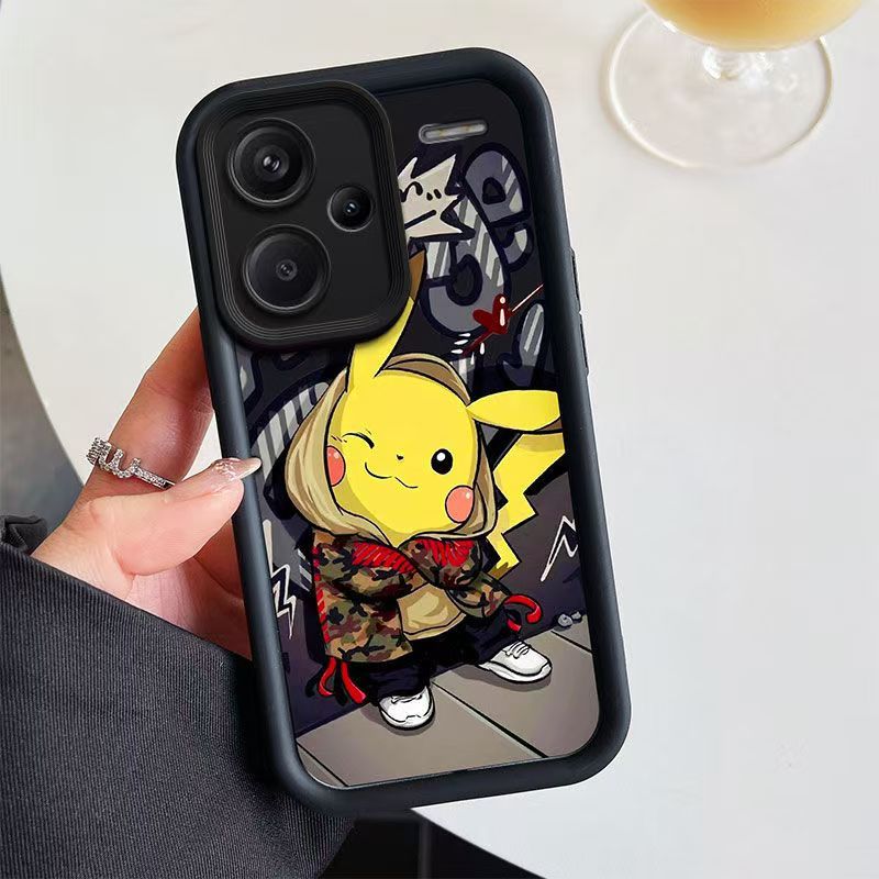 Cute Fashion Silicone Phone Case for Xiaomi Redmi Note 14 Pro 14 14 Pro+ Plus 13 Pro 13 Pro+ 12 Pro 12 11s 11 Pro Anti Drop TPU Soft Back Cover Shockproof Full Protection Case