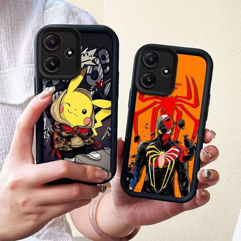 Cute Fashion Silicone Phone Case for OPPO A5 Pro A3x A40 A80 A60 A79 A78 A58 A38 A18 A17K A77 A57 A77s A57s A96 A76 A17 A54 A16 Anti Drop TPU Soft Back Cover Shockproof Full Protection Case