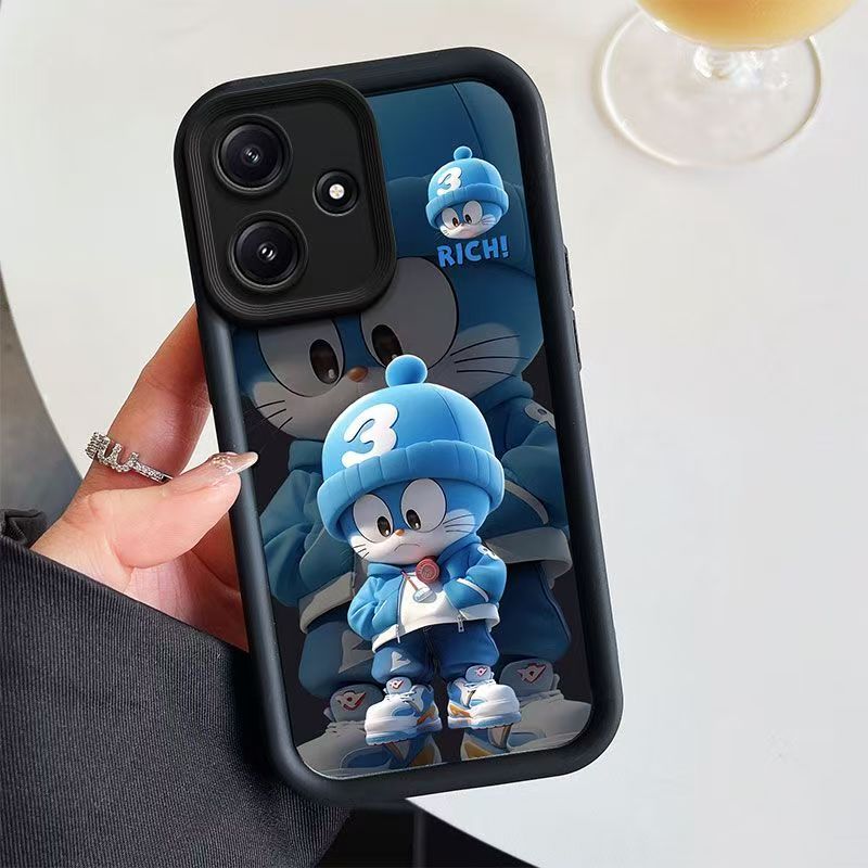 Cute Fashion Silicone Phone Case for OPPO A5 Pro A3x A40 A80 A60 A79 A78 A58 A38 A18 A17K A77 A57 A77s A57s A96 A76 A17 A54 A16 Anti Drop TPU Soft Back Cover Shockproof Full Protection Case