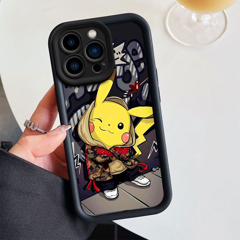 Cute Fashion Silicone Phone Case for iPhone 16e 16 Pro Max 16 Plus 15 14 Plus 13 12 11 Pro Max XS Max XR X 8 7 6 Plus Anti Drop TPU Soft Back Cover Shockproof Full Protection Case