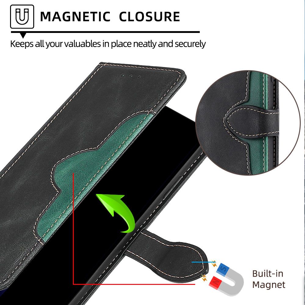 Leather Magnetic Flip Cover Phone Case for Tecno Spark 40 40 Pro 40 Pro+ Plus Shockproof Protection Stand Holder PU Leather Case