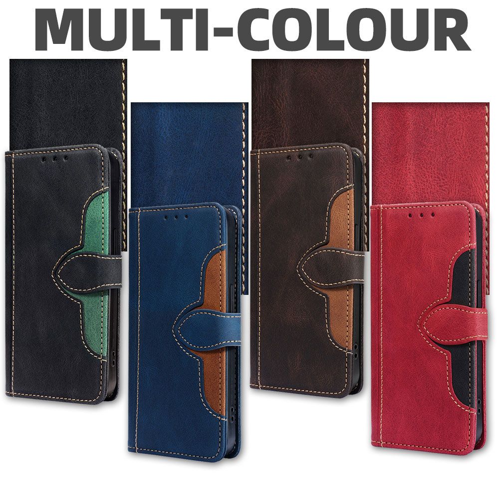 Leather Magnetic Flip Cover Phone Case for Tecno Spark 40 40 Pro 40 Pro+ Plus Shockproof Protection Stand Holder PU Leather Case