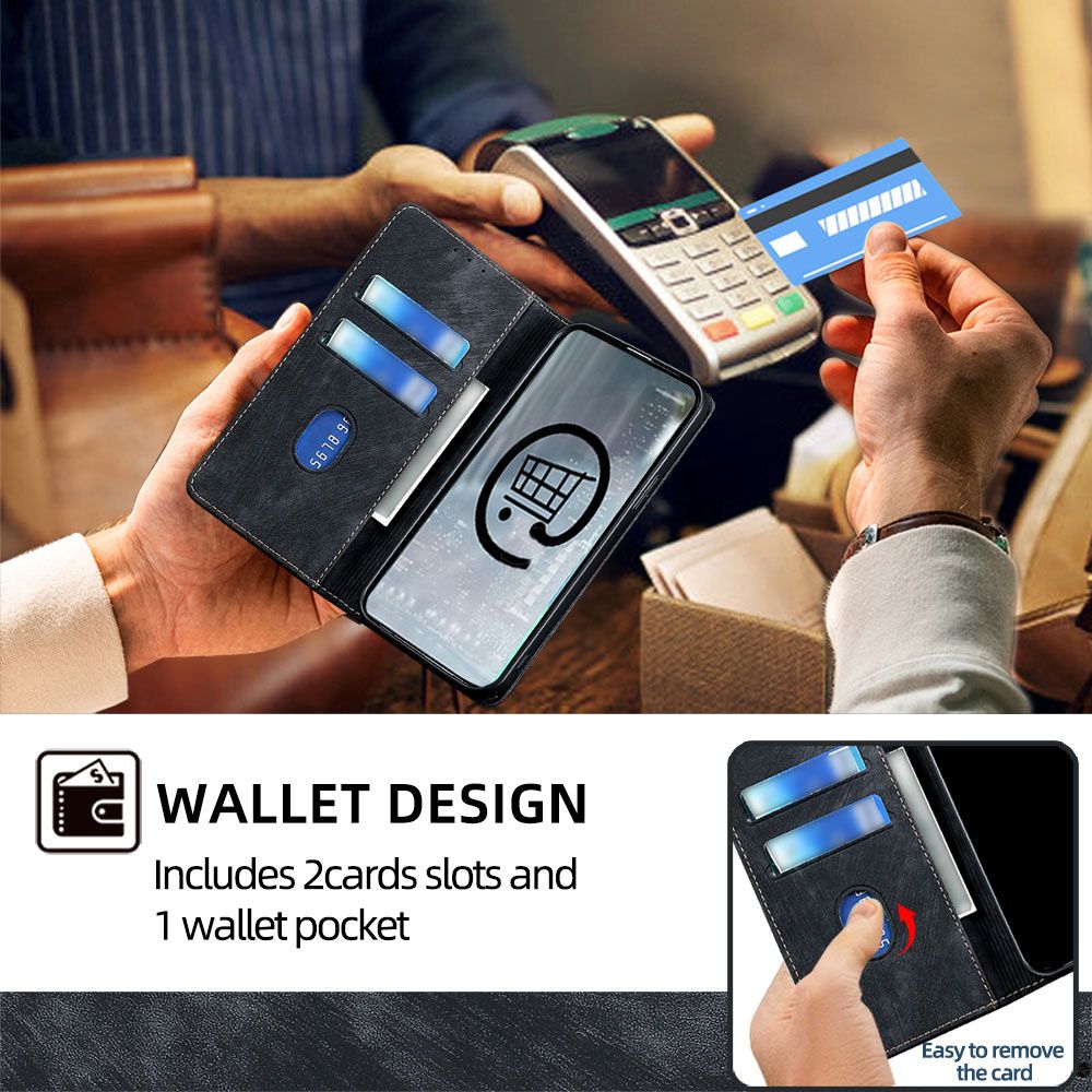 Leather Magnetic Flip Cover Phone Case for Infinix Note 50s 50x 50 Pro 50 Pro+ Plus [RFID Blocking] Shockproof Protection Stand Holder PU Leather Case