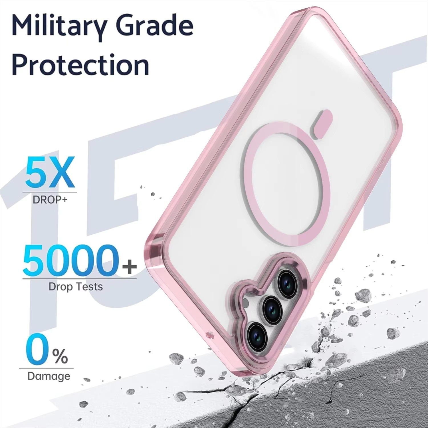 Phone Case for Samsung Galaxy A17 A07 A56 A36 A26 A16 A06 A55 A35 A25 A15 A05s A05 A54 A34 A24 A14 A04s Acrylic Hard Clear Case [Compatible with Magsafe ] Yellowing Resistant Magnetic Cover