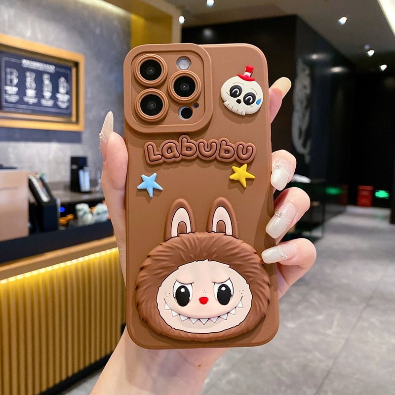 Cartoon Cute Labubu Silicona Phone Case for Xiaomi Redmi 14C A5 A3 A2+ A1+ 13C 13 12C 12 10C 10 10A 9C 9T 9a 9 Protective Cover