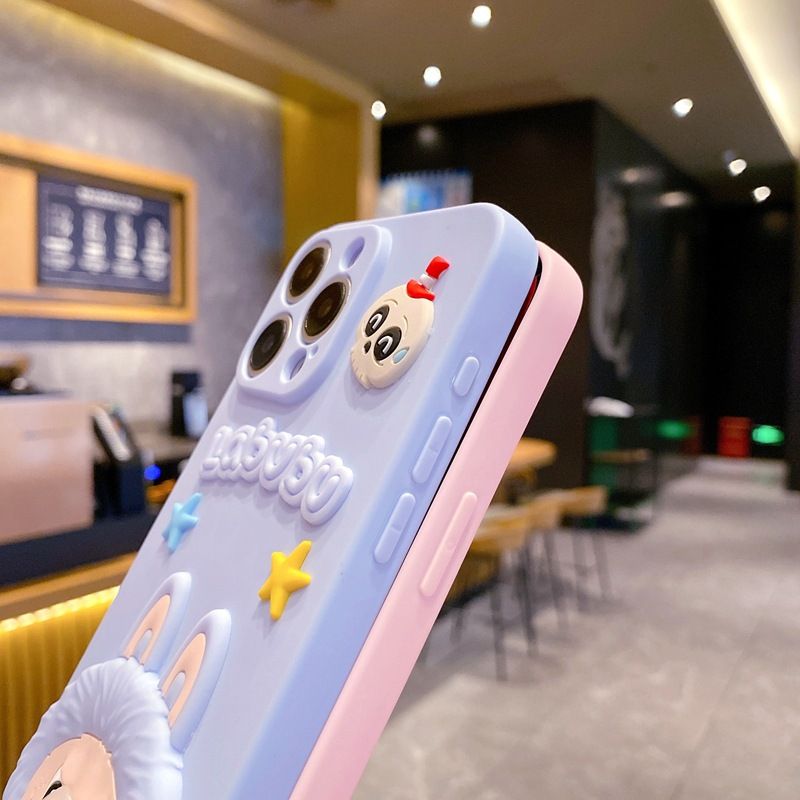 Cartoon Cute Labubu Silicona Phone Case for Xiaomi Redmi 14C A5 A3 A2+ A1+ 13C 13 12C 12 10C 10 10A 9C 9T 9a 9 Protective Cover