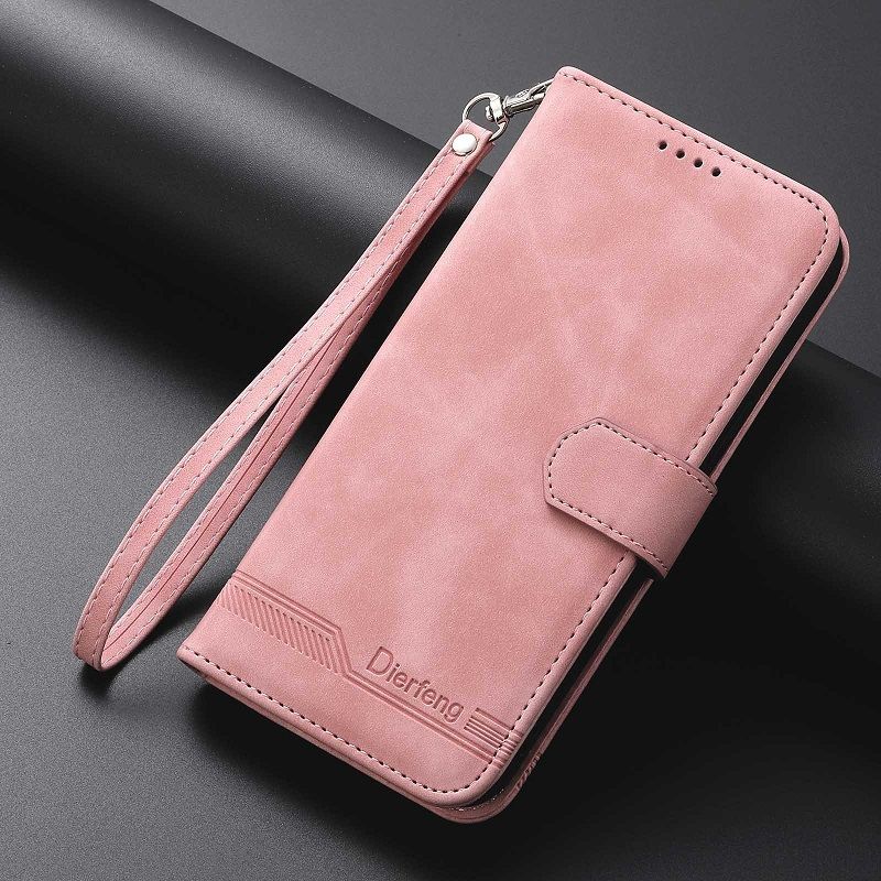 PU Leather Flip Cover for Samsung Galaxy A17 A07 A56 A36 A26 A16 A06 A55 A35 A25 A15 A05s A05 A54 A34 A24 A14 A04s Leather Phone Protection Shockproof Wallet Cover With Hand Strap
