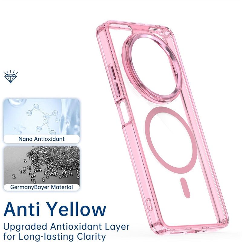 Phone Case for Xiaomi Redmi 14C A5 A4 A3 Pro A3x A3 14C 13C 13 12C 12 Acrylic Hard Clear Case [Compatible with Magsafe ] Yellowing Resistant Magnetic Cover