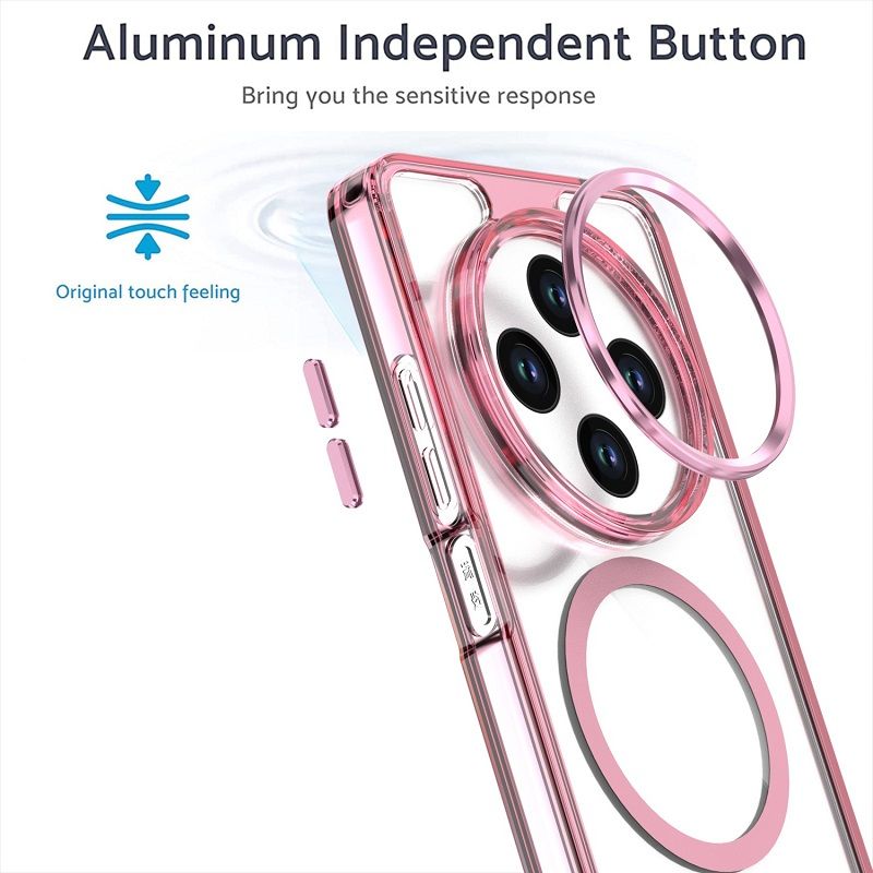 Phone Case for Xiaomi Redmi 14C A5 A4 A3 Pro A3x A3 14C 13C 13 12C 12 Acrylic Hard Clear Case [Compatible with Magsafe ] Yellowing Resistant Magnetic Cover