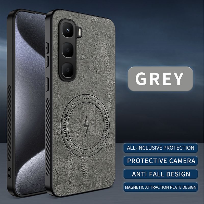 Luxury Business Phone Case for Infinix HOT 60 Pro+ 60i 60 Pro GT 30 20 Pro Note 50 Pro+ 40 Pro+ 40 50 Magnetic Sheepskin Leather All-inclusive Back Cover