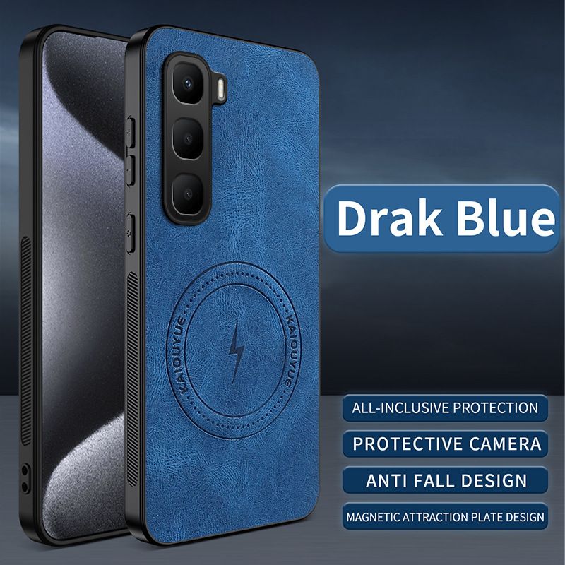 Luxury Business Phone Case for Infinix HOT 60 Pro+ 60i 60 Pro GT 30 20 Pro Note 50 Pro+ 40 Pro+ 40 50 Magnetic Sheepskin Leather All-inclusive Back Cover