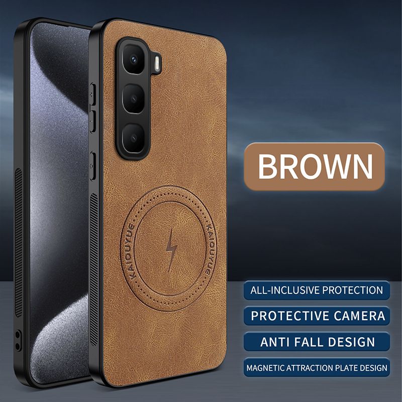 Luxury Business Phone Case for Infinix HOT 60 Pro+ 60i 60 Pro GT 30 20 Pro Note 50 Pro+ 40 Pro+ 40 50 Magnetic Sheepskin Leather All-inclusive Back Cover