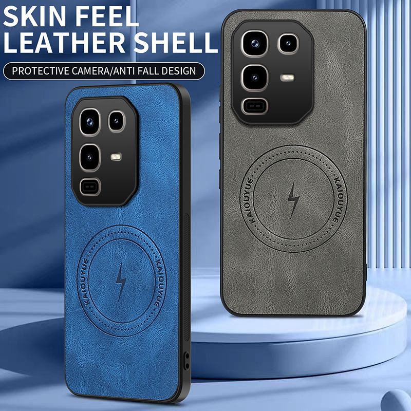 Luxury Business Phone Case for Infinix HOT 60 Pro+ 60i 60 Pro GT 30 20 Pro Note 50 Pro+ 40 Pro+ 40 50 Magnetic Sheepskin Leather All-inclusive Back Cover