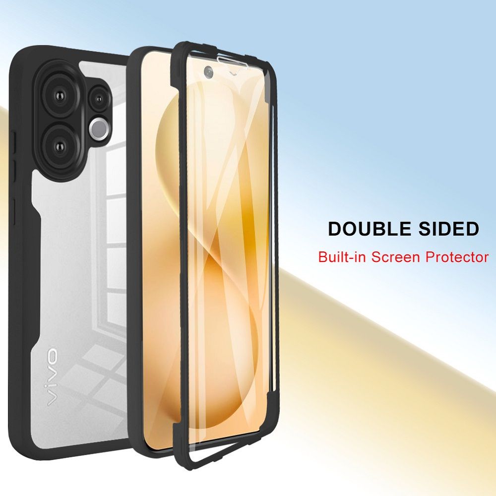 360 Full Protection Case for Vivo V60 V60 Lite Cover Built-in Screen Protector