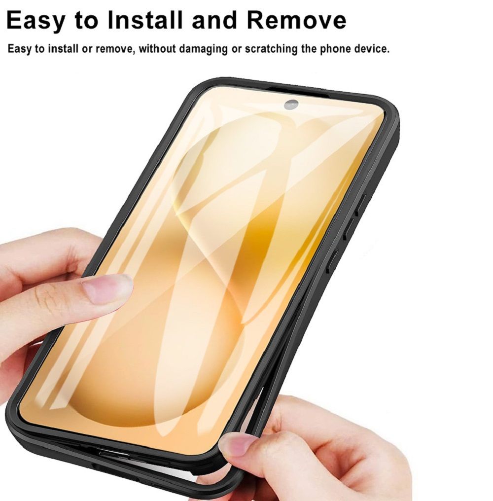 360 Full Protection Case for Vivo V60 V60 Lite Cover Built-in Screen Protector