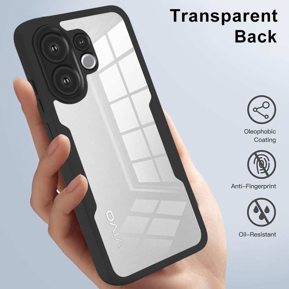 360 Full Protection Case for Vivo V60 V60 Lite Cover Built-in Screen Protector