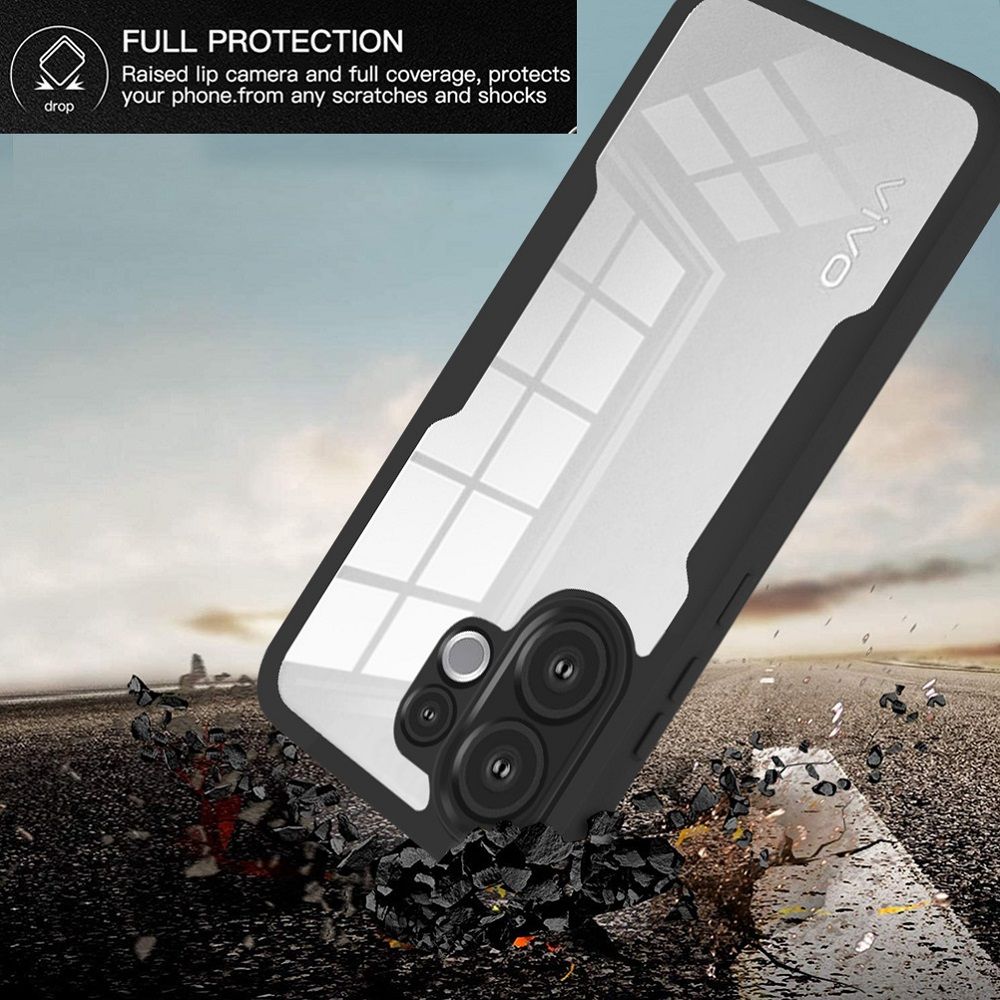 360 Full Protection Case for Vivo V60 V60 Lite Cover Built-in Screen Protector