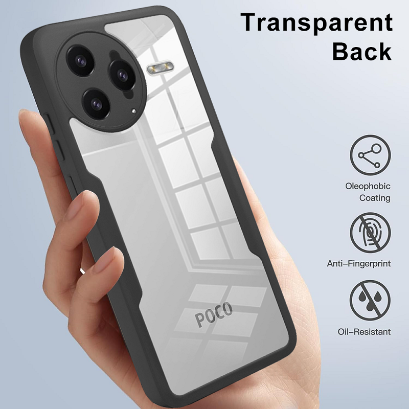 360 Full Protection Case for Xiaomi Poco F7 Ultra F7 Pro F6 F5 Pro X7 Pro X6 X5 M7 Pro X3 NFC X3 Pro Cover Built-in Screen Protector