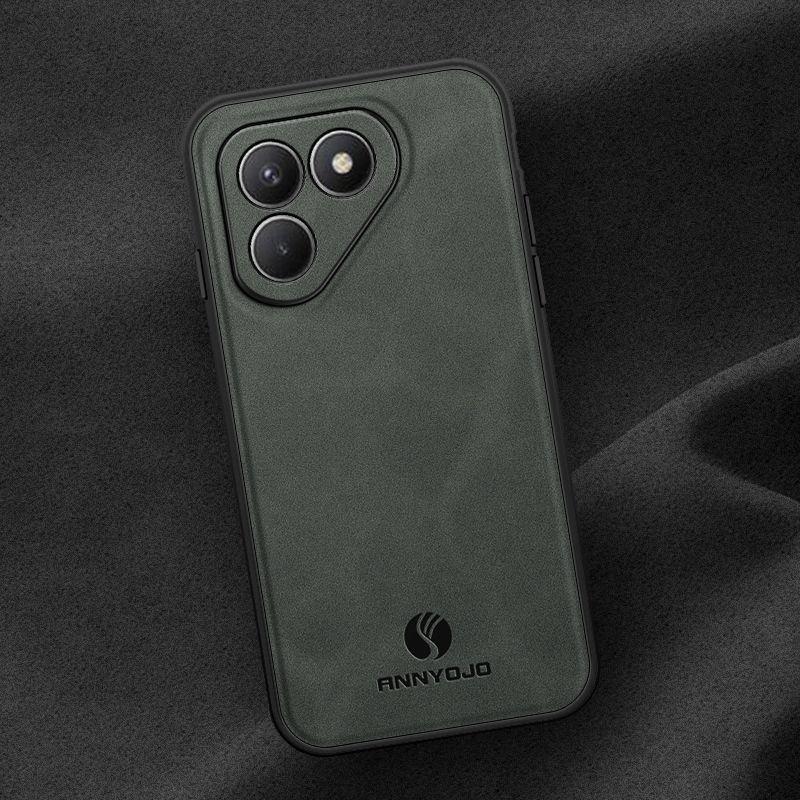 Luxury Business Phone Case for Tecno Pova 7 4G/LJ6 Magnetic Sheepskin Leather Back Cover