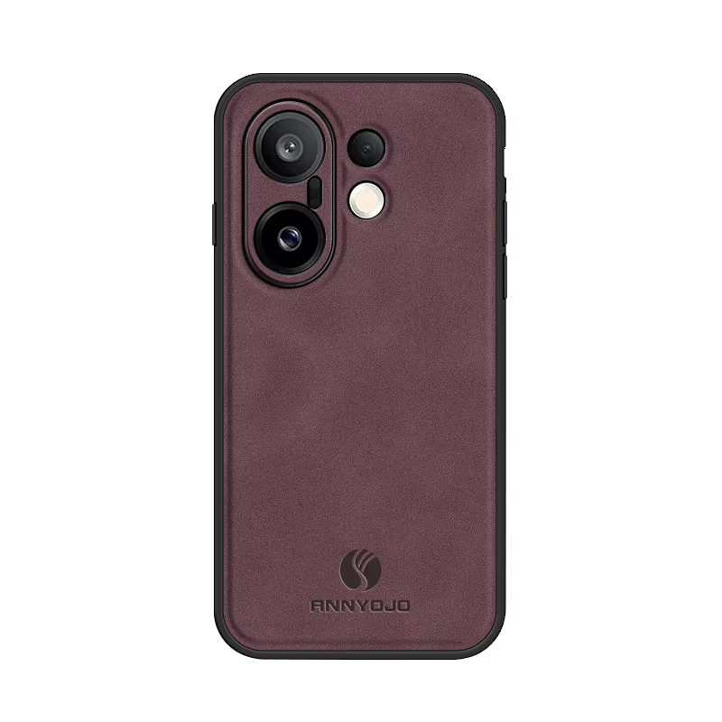 Luxury Business Phone Case for Vivo V60 V50 V50 Lite V40 V40 Lite V30 Pro V29 Magnetic Sheepskin Leather Back Cover