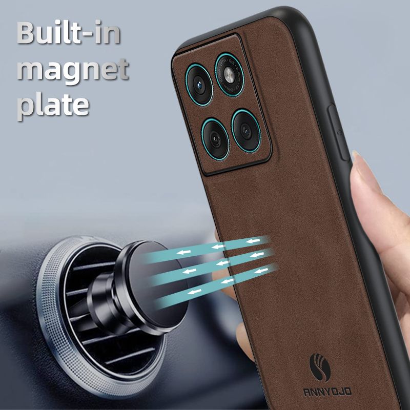 Luxury Business Phone Case for Motorola Edge 60 Fusion 60 Pro 60s 50 Neo 50 Fusion 50 Pro 40 Neo Magnetic Sheepskin Leather Back Cover