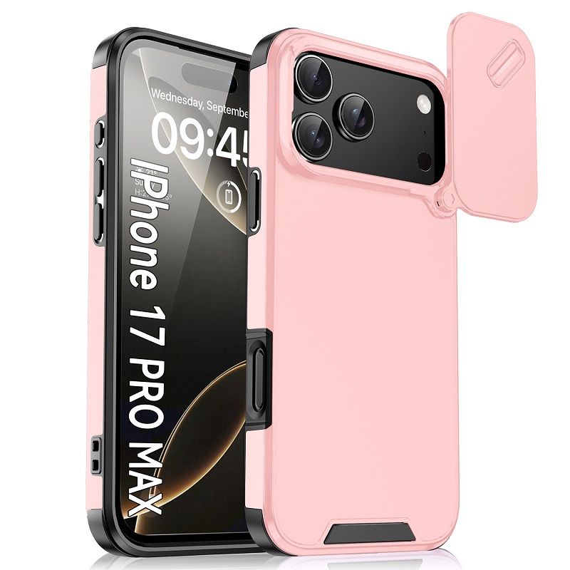 Slide Camera Lens Protective Cover Case for iPhone 17 Pro Max 17 Air 16 Plus 16e 15 Plus 14 13 12 11 Pro Max Magnetic Phone Case