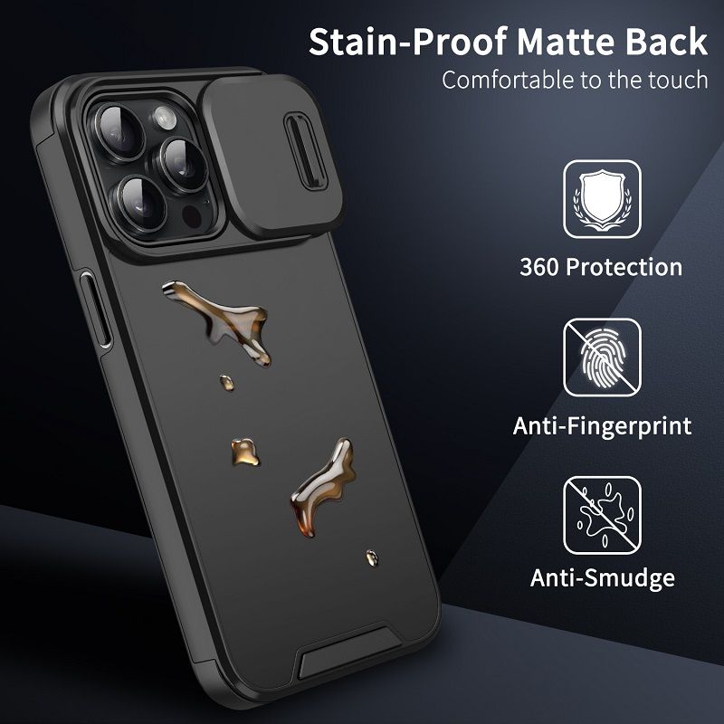 Slide Camera Lens Protective Cover Case for iPhone 17 Pro Max 17 Air 16 Plus 16e 15 Plus 14 13 12 11 Pro Max Magnetic Phone Case