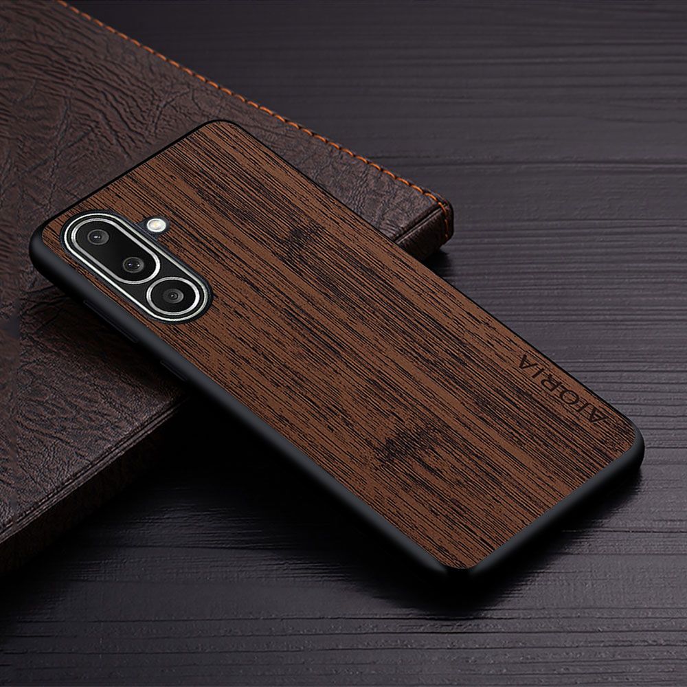 Made Of Bamboo Leather Phone Case for Samsung Galaxy M56 F56 M36 F36 Soft TPU Around The Edge Hard PC At The Back 3in1 material Back Cover