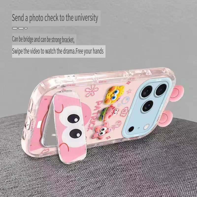 Phone Case for iPhone 17 Pro Max 17 Air 17 16e 16 Plus 16 Pro Max 15 Plus 14 Plus 15 14 13 12 Pro Max Fashion Cartoon Anti Fall Protective Cover