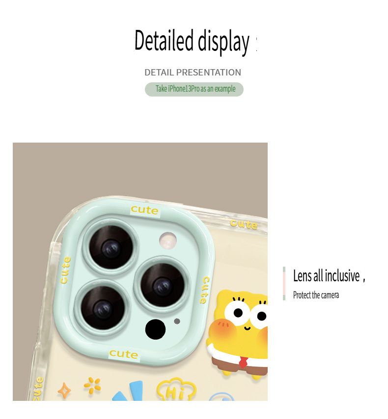 Phone Case for iPhone 17 Pro Max 17 Air 17 16e 16 Plus 16 Pro Max 15 Plus 14 Plus 15 14 13 12 Pro Max Fashion Cartoon Anti Fall Protective Cover