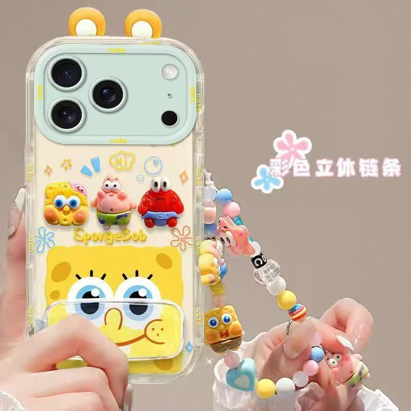 Phone Case for iPhone 17 Pro Max 17 Air 17 16e 16 Plus 16 Pro Max 15 Plus 14 Plus 15 14 13 12 Pro Max Fashion Cartoon Anti Fall Protective Cover