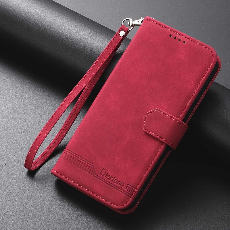 Leather Phone Case Flip Cover for Samsung Galaxy S26 Ultra S26 Plus S25 FE S25 Edge S24 Ultra S23 FE S22 S21 S20 Ultra PU Leather Phone Protection Shockproof Wallet Cover With Hand Strap